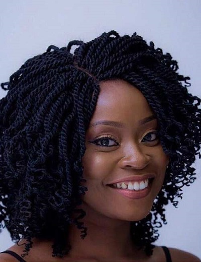 kinky twist hairstyle